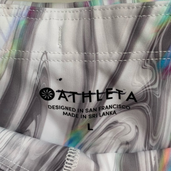 New Athleta Contender Opal Capri Powerlift Sz S & L - Picture 10 of 10